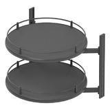 Canasto Cesto Bandeja Giratoria 360º Antracita 20 Kg Cocina