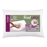 Travesseiro Duoflex Real Látex Para Dormir De Lado E Costas