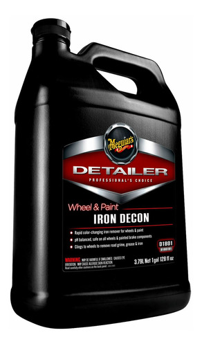 Limpiador En Gel Wheel And Paint Iron Decon 1gal Meguiar's