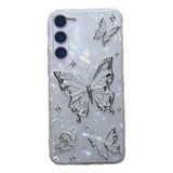 Funda Diseño Perla Mariposa Para Samsung Galaxy S23 Plus