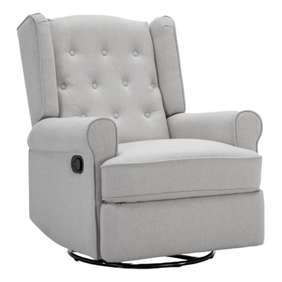 Sillón Reclinable Giratorio Lactancia Y Mecedor Bloom Möma | Meses sin interés