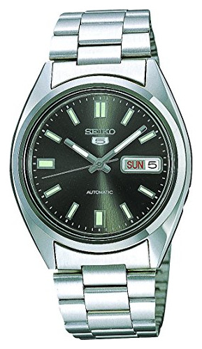 Reloj Automático Seiko 5 Snxs79 Acero Negro