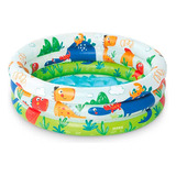 Piscina Inflable Bebe 3 Anillos Dinosaurio Intex 57106