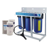 Sistema Filtración Agua Triplex Aquex Ensamblado 4.5¨x10¨ 