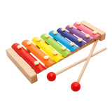 Xilófono Rainbow Music Toy De 8 Notas, Colorido Y Cromático