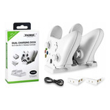 Dock Carregador Duplo Para Controle X-box One + 2 Baterias