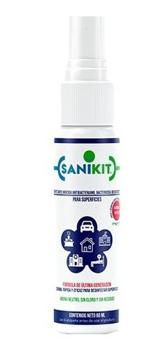 Desinfectante En Atomizador Sanikit 60 Ml