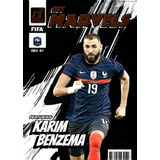 Donruss Fifa Net Marvels 10 Karim Benzema Francia Fútbol Tar