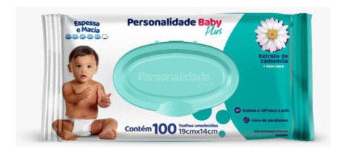 Toalha Lenço Umedecido Personalidade Baby Plus