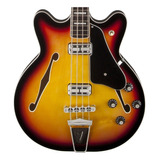 Bajo Fender Coronado Bass 4 Cuerdas 3t Sunburst Color 3ts Orientación De La Mano Diestro