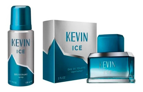 Perfume Hombre Kevin Ice Eau De Toilette 60 Ml + Desodorante