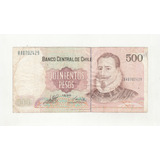 Billete Chile 500 Pesos 1996 Usado (c85)