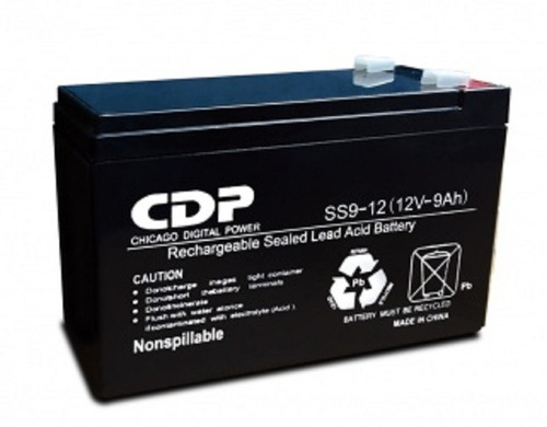 Bateria Interna De Reemplazo Marca Cdp 12v 9ah Plomo Acido