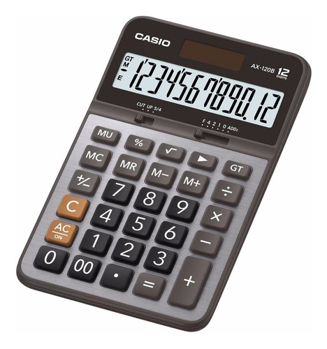 Calculadora Casio Ax-120b 12 Digit Solar Agente Oficial Caba