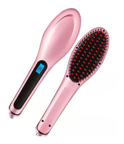 Escova Secadora Elétrica Fast Hair Liss 110v/220v Cor Rosa