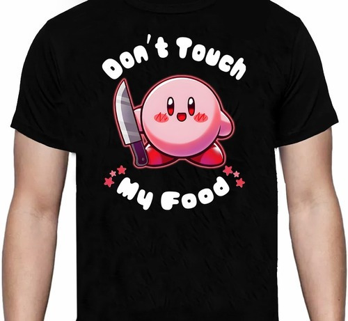 Kirby Dont Touch My Food - Videojuegos - Polera- Cyco