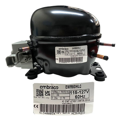 Compresor Embraco 1\u002F5 Hp R134a 127v 60hz Emr60hlc | Envío gratis