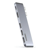 Hub Adaptador Usb-c Ugreen 5 Em 2 Para Macbook Air E Pro