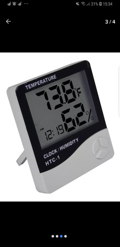 Reloj Termohigometro Sensor De Temperatura Y Humedad