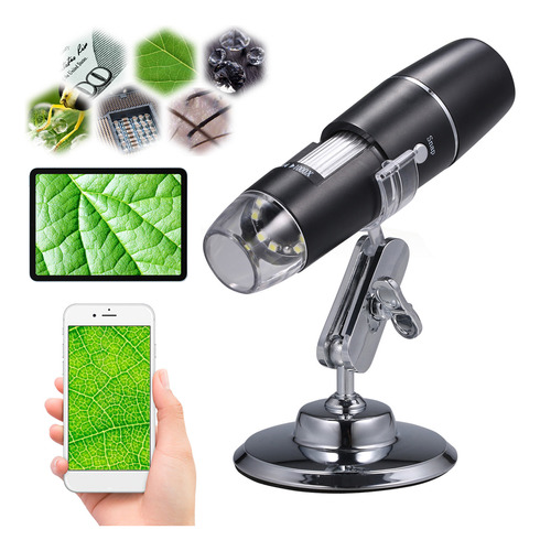 Definição De Microscópio: Ampliação De Presente De Vidro Ele