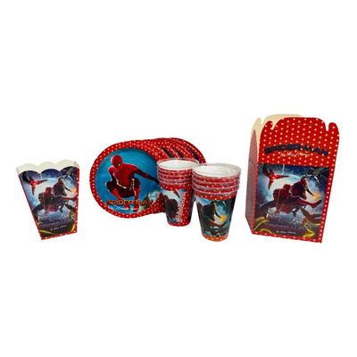 Platos, Vasos, Dulceros Y Palomeros 20  Hombre Araña | Envío gratis