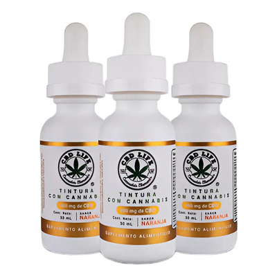 3 Pack Aceite Cbd Life Tintura De 500mg Gotas Sabor Naranja | Meses sin interés