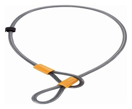 Cable Acero Onguard 8044 Para Candado Bicicleta 120cmx10mm Color Gris