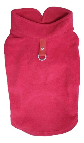 Ropa Roja De Franela Polar De Invierno Para Mascotas, Abrigo