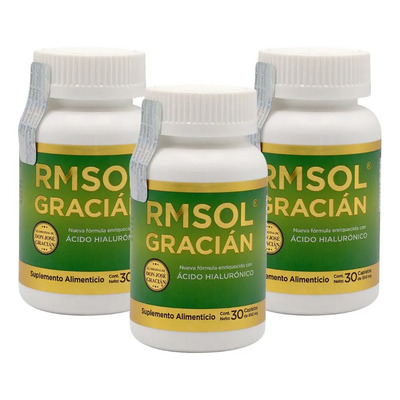 Ácido Hialurónico Rmsol 100% 3 Pack 90 Tomas 850mg Sabor Sin Sabor | Envío gratis