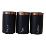 3pcs Té Elegante Azúcar Café Contenedores De