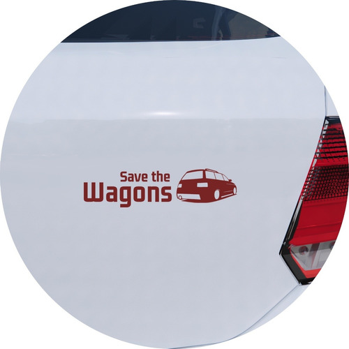 Adesivo De Carro Save The Wagons
