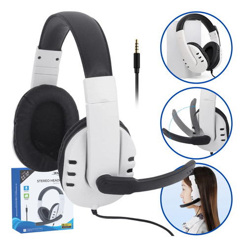 Fone Headset Gamer Grande Compatível Ps5 Xbox Pc Celular