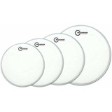 Acuario Drumheads Tc-b Textura Coated Tom Paquete De 12, 13,