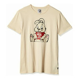 Guess Bsc Thug Bunny Tee, Camiseta Hombre, Beige, G Color Beige