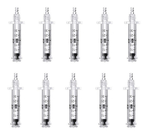 Kit X 10 Repuestos Hyaluron Pen 0.3 Ml - Jeringa - Ampolla 