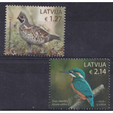 2020 Fauna- Aves Martin Pescador - Letonia (sellos) Mint