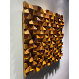 Wall Panel 3d Decorativo Madera Para Pared Acusticos 60x60cm