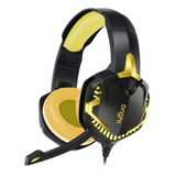 Headset Fone De Ouvido Gamer Surround Led Usb P3 7.1 Bright Cor Level Up