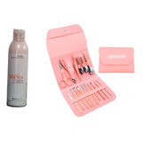 Kit Manicura 16 Piezas+crema Cuidado Manos Uñas Sanas Suaves