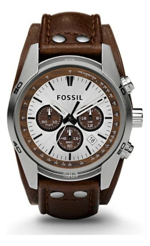 Reloj Fossil Para Hombre,acero Inox, Correa D Piel,original