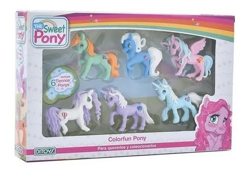 The Sweet Pony Set Colorfun Coleccionable