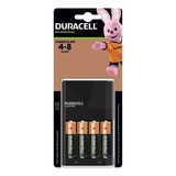 Carregador De Pilhas Recarregáveis Duracell Aa/aaa Com 4 Aa