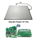 Tela Toque Touch Screen 15 Elo +  Placa Controladora D68054 