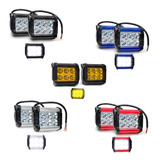 Par Faros Barra 6 Led Auxiliar Dually Moto Auto 4x4 Jeep F1