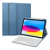 Fintie Funda Teclado P/ iPad 10.ª Generación De 10.9 Oceano
