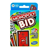Monopoly Bid Juego De Mesa Hasbro