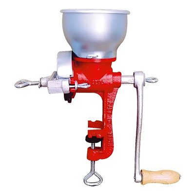 Araceba moinho cereais manual metal cor vermelho | Parcelamento sem juros