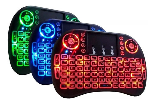 Teclado Controle Air Mouse Touch Pad Smart Tv Box Wireless