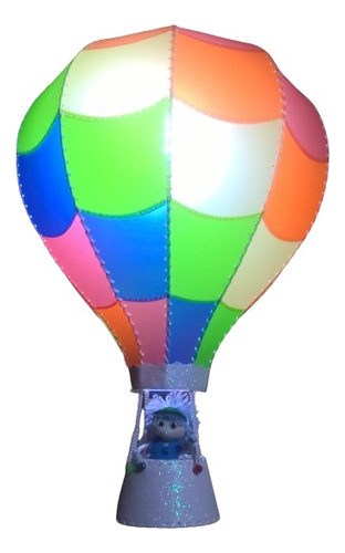 Lámpara Colgante Infantil Globo Aerostático Niños Niñas!