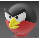 Base Soporte Para Alexa Echo Dot 4 Y 5 Angry Birds Red Rojo